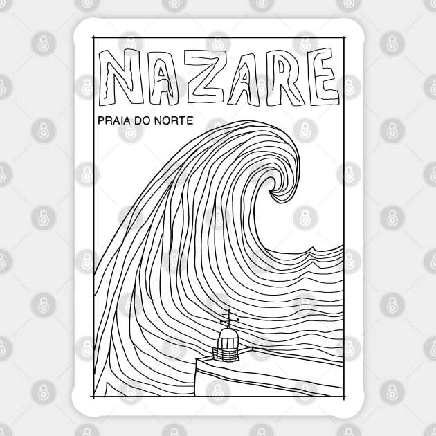 Nazare Wave Sticker by Yeaha